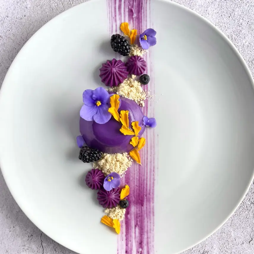 creation thumb for Ube Panna Cotta