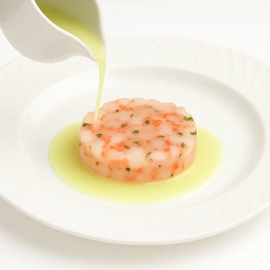 creation thumb for Carabineiro Tartare &  White Almond Escabeche