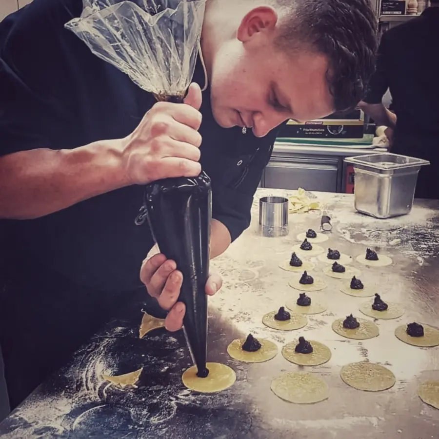 creation thumb for Schwarznuss Ravioli