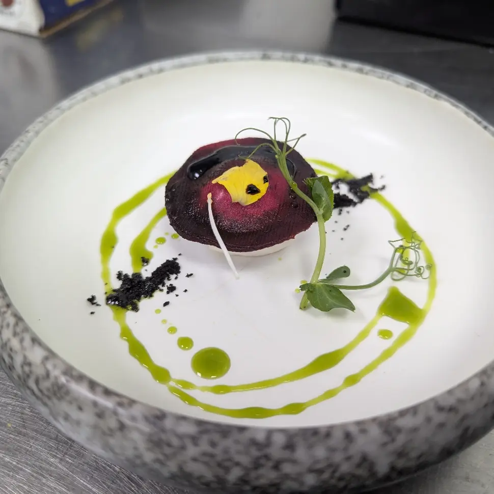 creation thumb for Beetroot ravioli