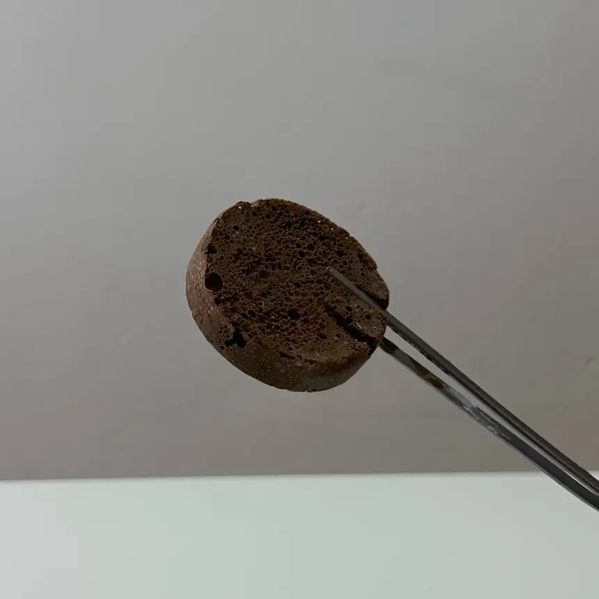 creation thumb for Frozen and dehydrated chocolate air