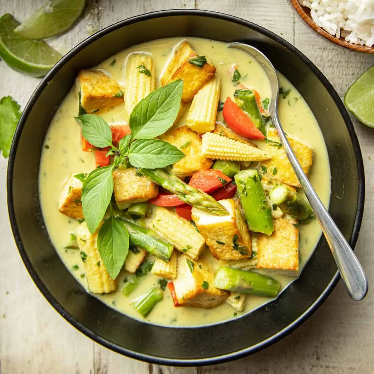 creation thumb for Thai Green Curry with Tofu & Vegetables