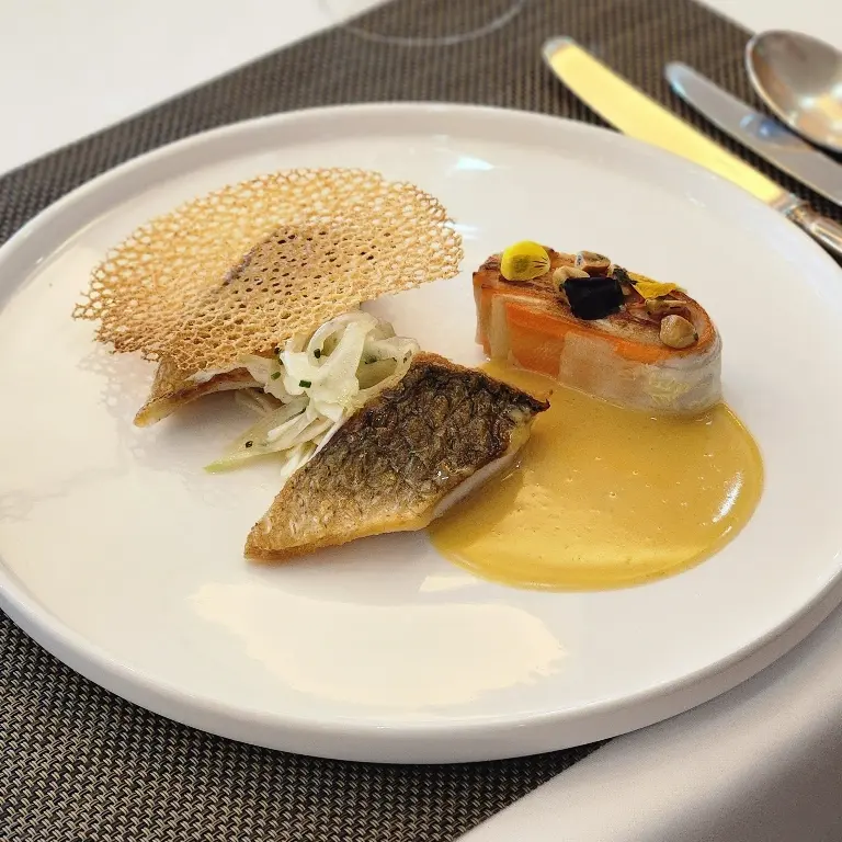 creation thumb for Grey mullet with bouillabaisse sauce