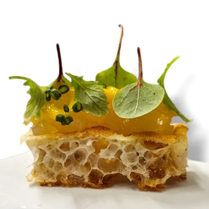 creation thumb for Waffle: capesante e salicornia