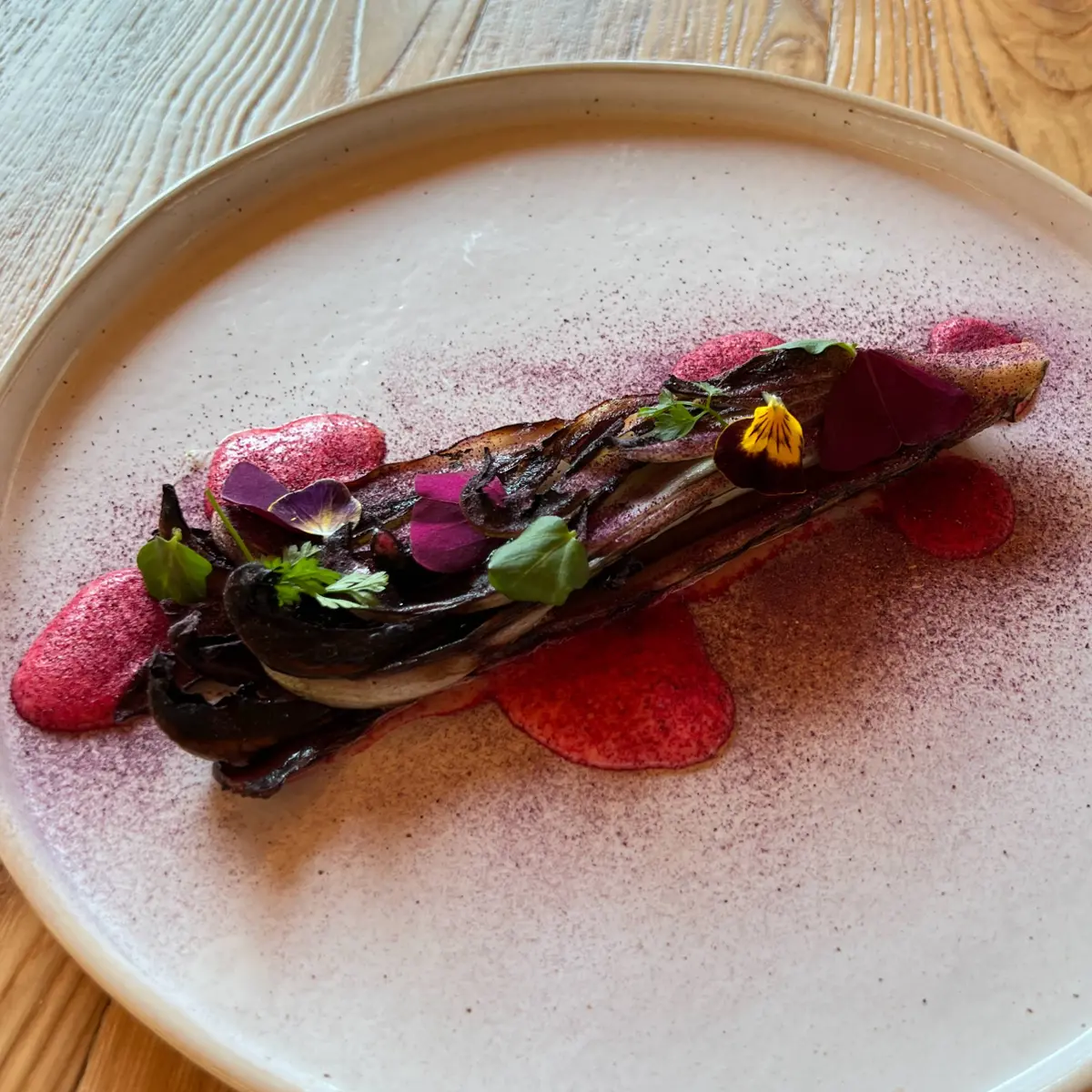 creation thumb for Char-Grilled Radicchio, China Sauce