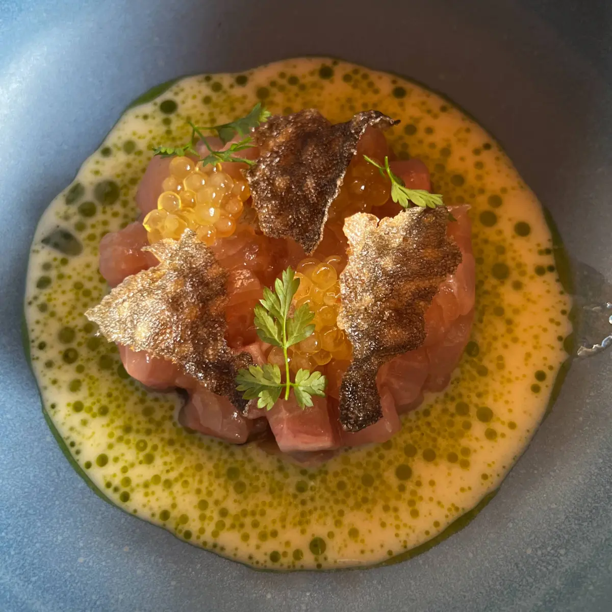 creation thumb for Arctic Char, Crunchy Skin, Beurre Blanc Sauce