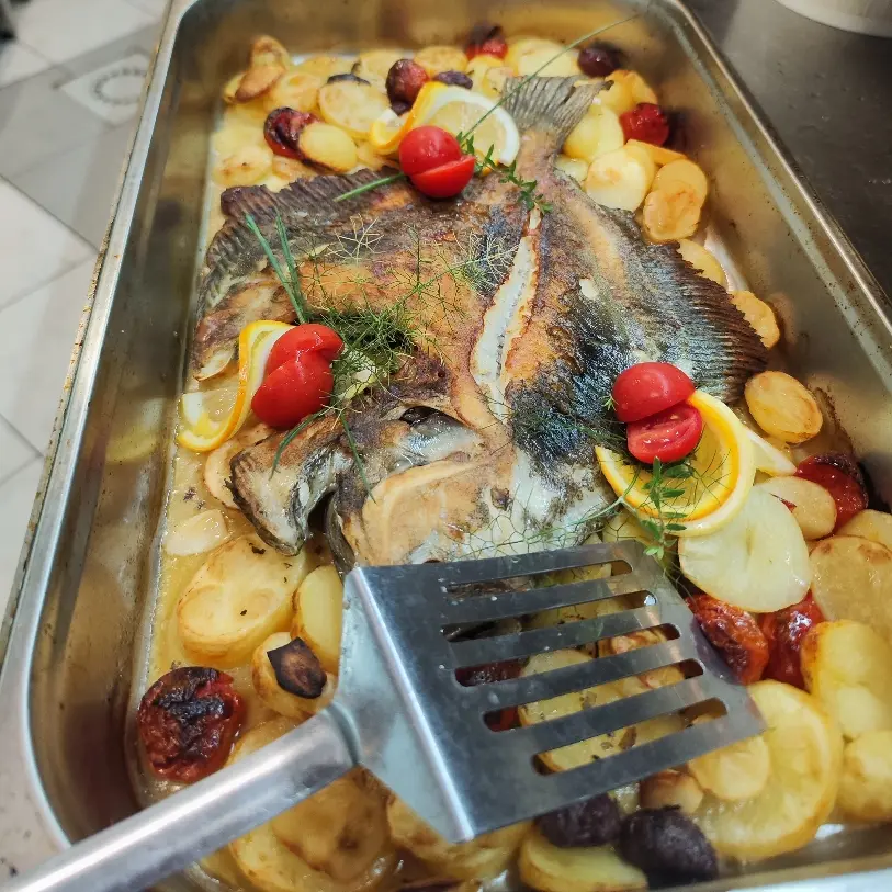 creation thumb for Rombo fresco al forno 🐟😋