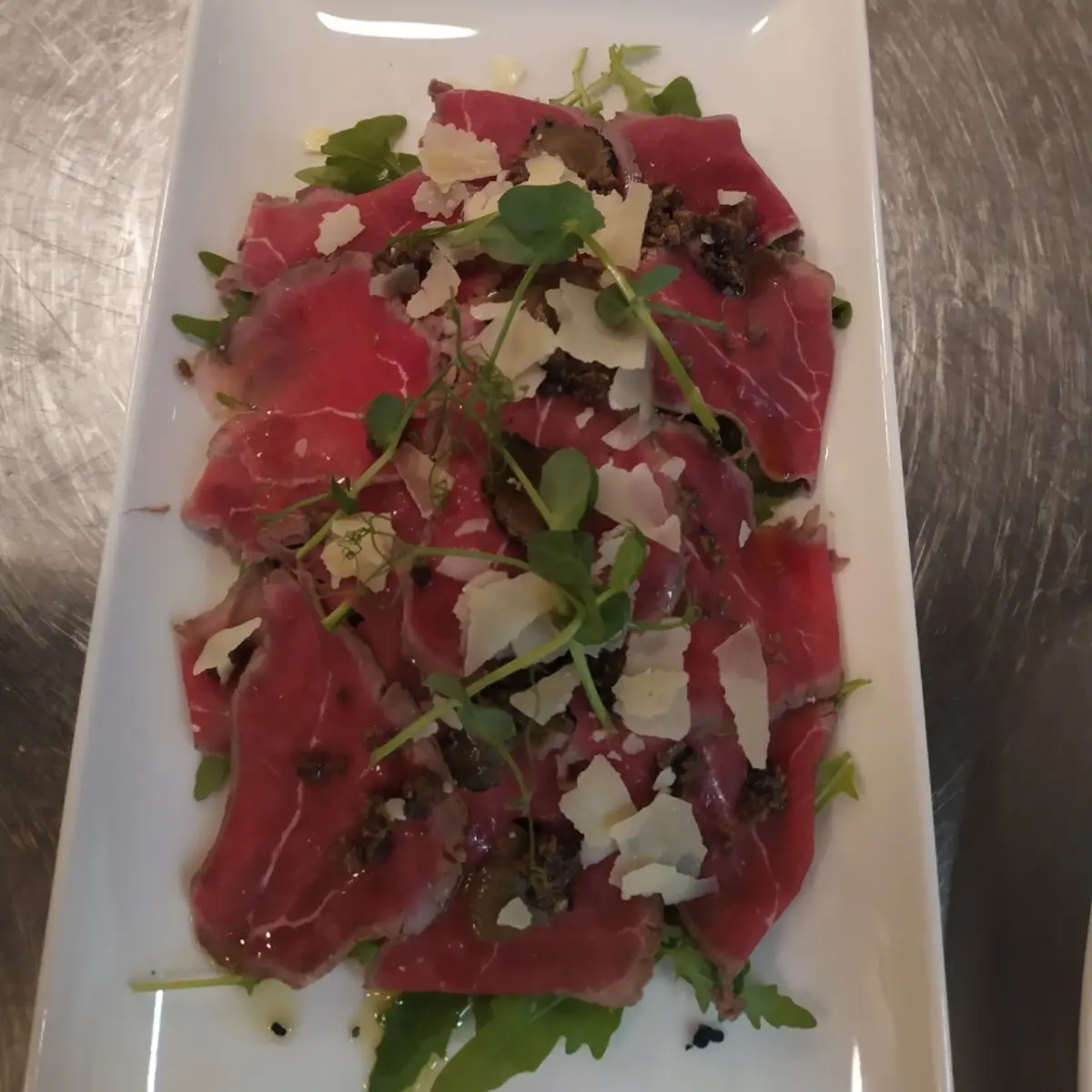 creation thumb for Carpaccio di manzo