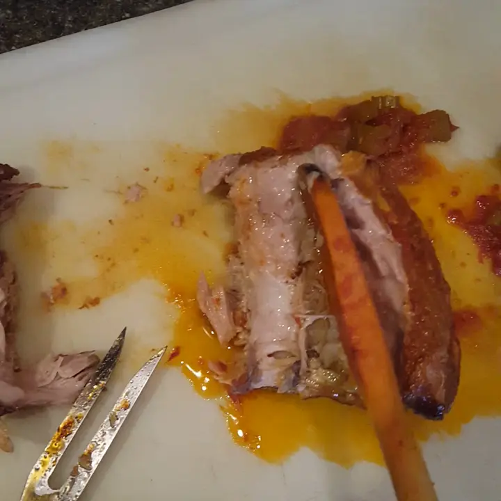 creation thumb for Even at home well cooked pork.