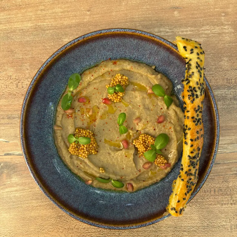 creation thumb for Caviar d’aubergine ( baba ganoush)