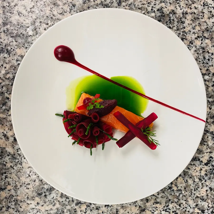 creation thumb for salmone e barbabietola