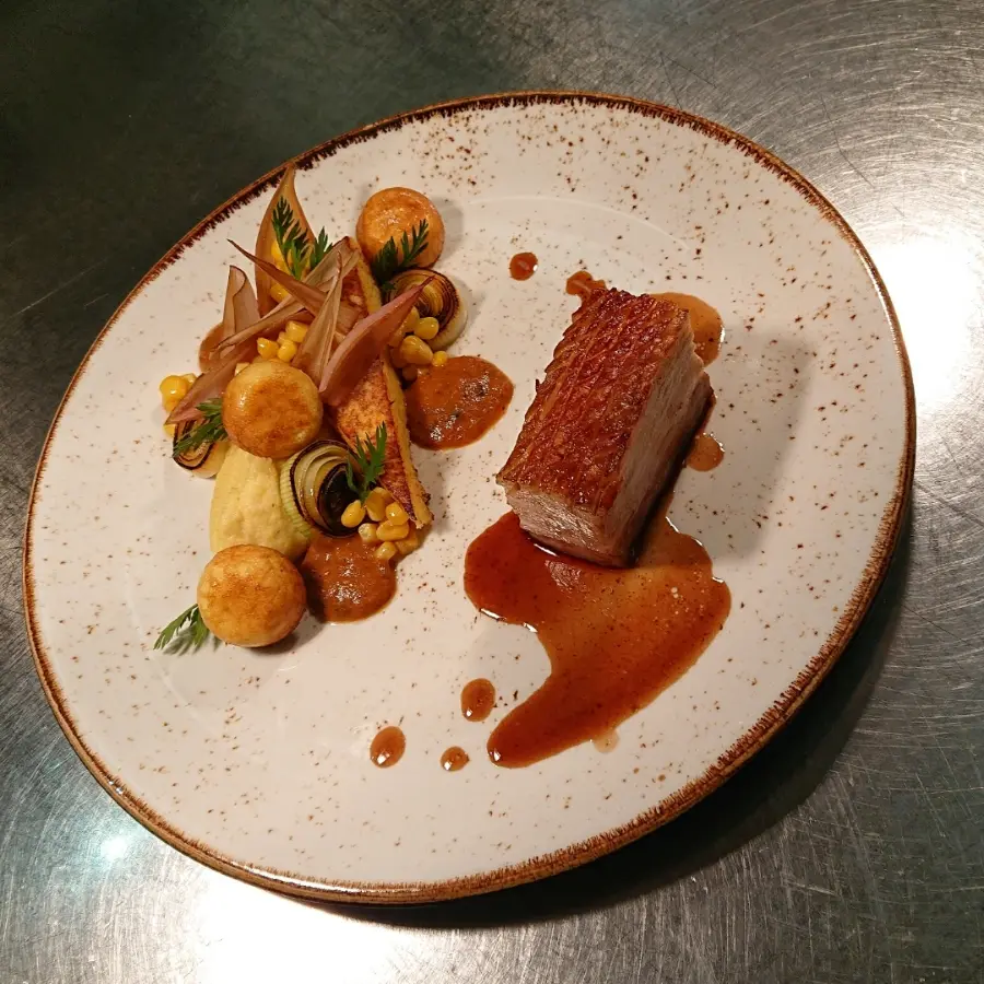 creation thumb for porkbelly/corn/onion/anis
