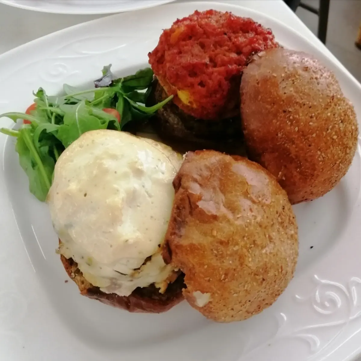 creation thumb for Sliders in Arabic road (Kofta meat)