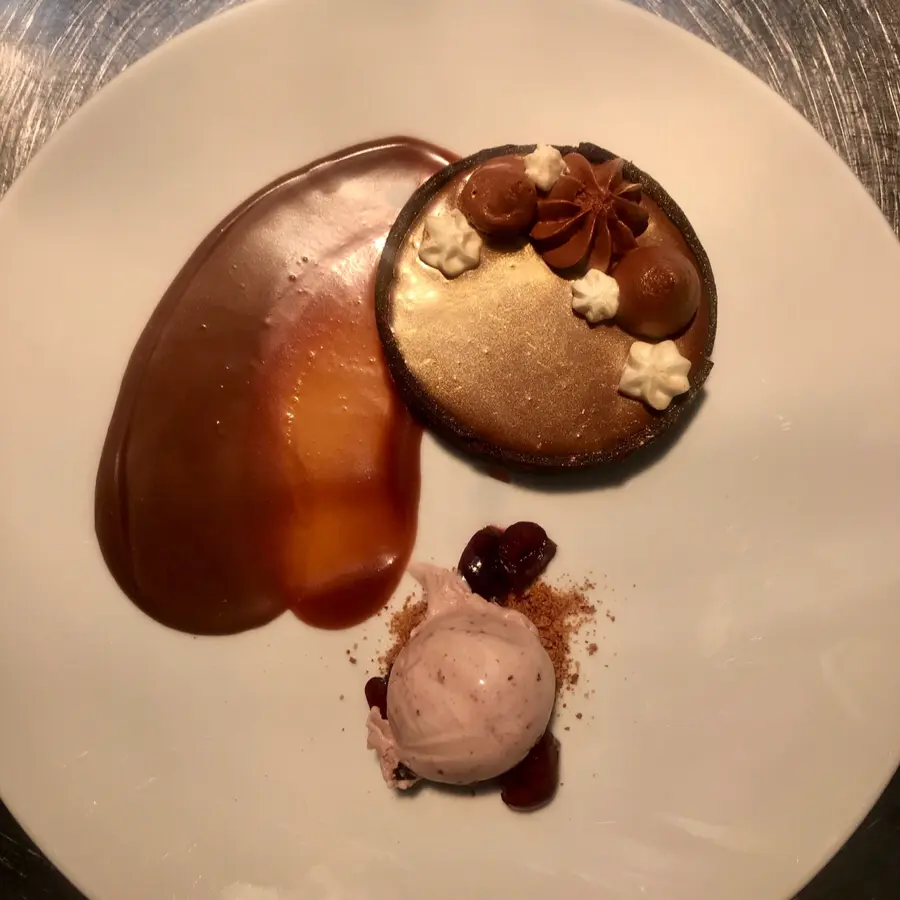creation thumb for Hazelnut Chocolate Tart