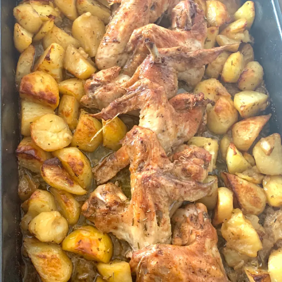 creation thumb for Chicken potatoes and a little happiness