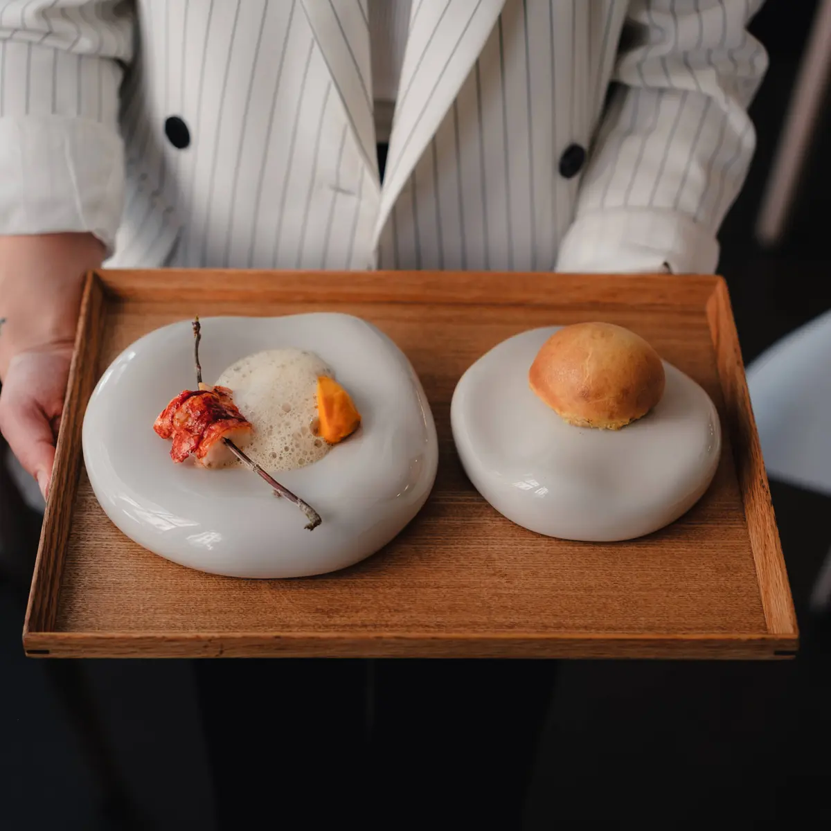 creation thumb for Heligoland lobster / carrot / baby garlic