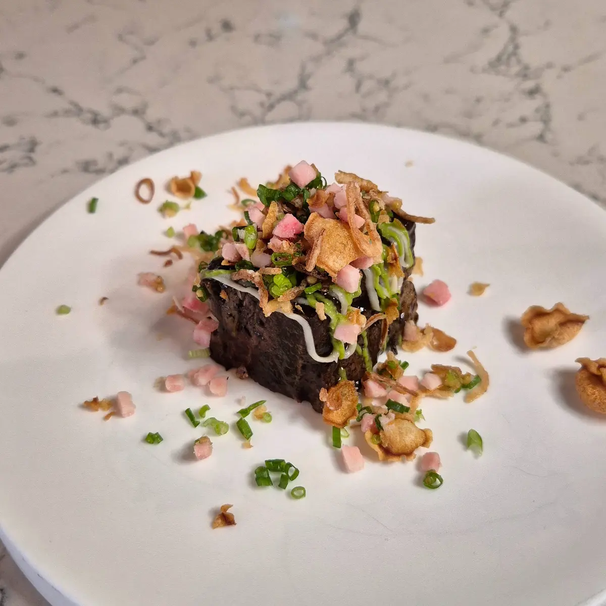creation thumb for Wagyu Short Rib / Leek / Szechuan Pepper