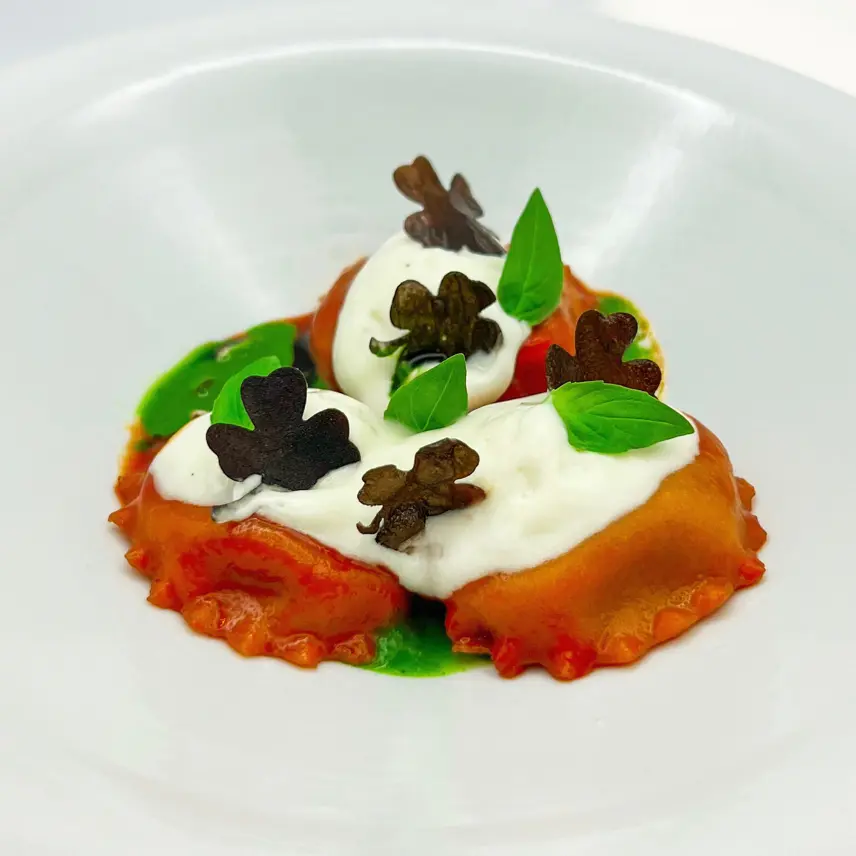 creation thumb for Raviolis aux aubergines parmigiana