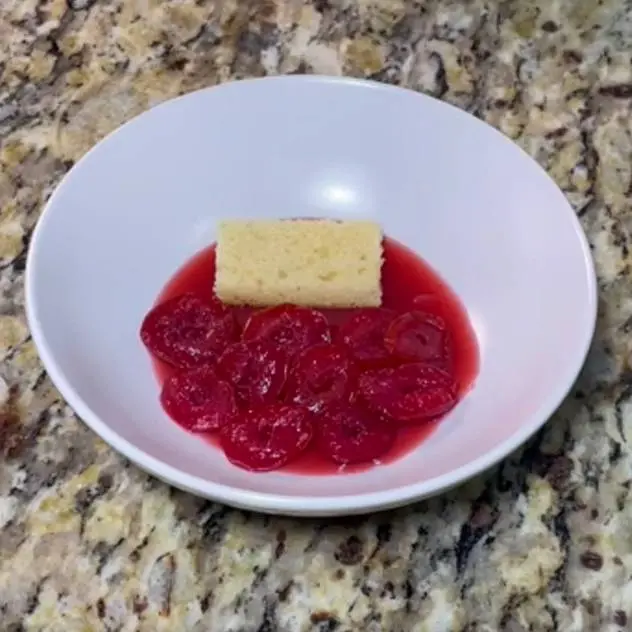 creation thumb for Sous Vide plum dessert