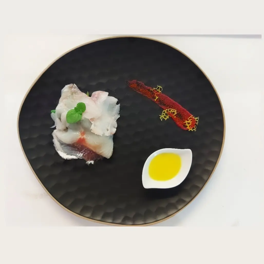 creation thumb for Fish carpaccio, lemon and cycle