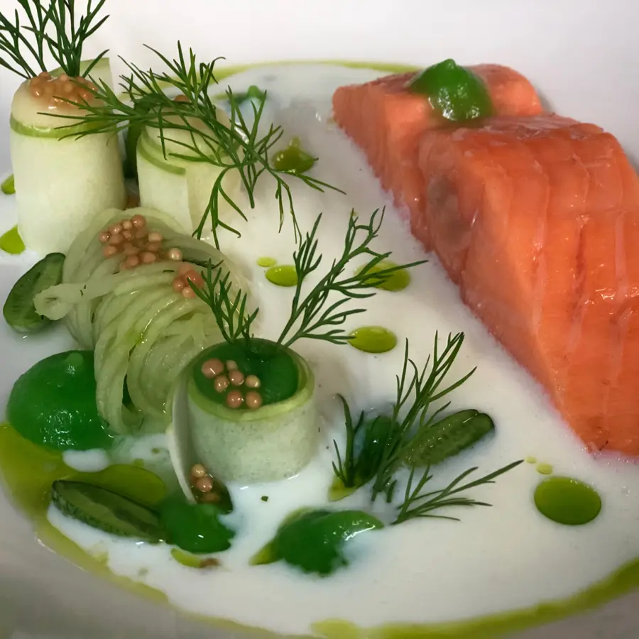 creation thumb for Lachs , Dill, Gurke, Buttermilch 😍🤤