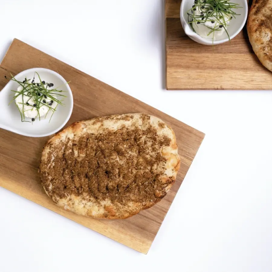 creation thumb for Gewürzfladebbrot mit Ziegen-Frischkäse