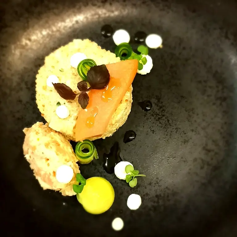 creation thumb for Quinoa salad with pickled salmon trout and cucumber