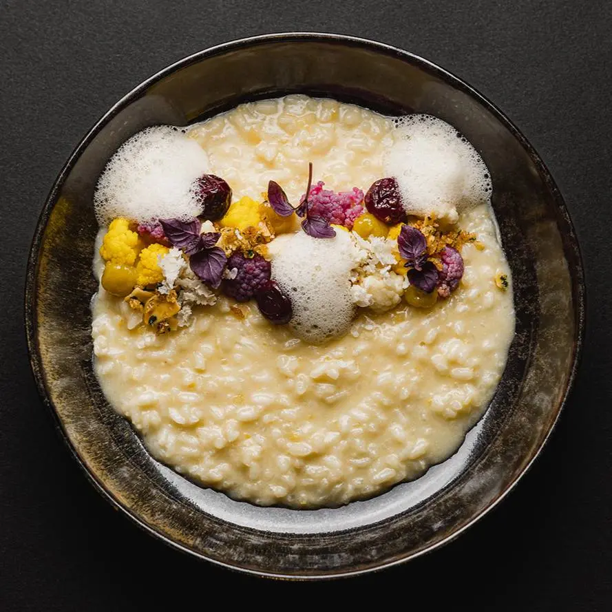 creation thumb for Risotto | Karfiol | Traube | Mandel