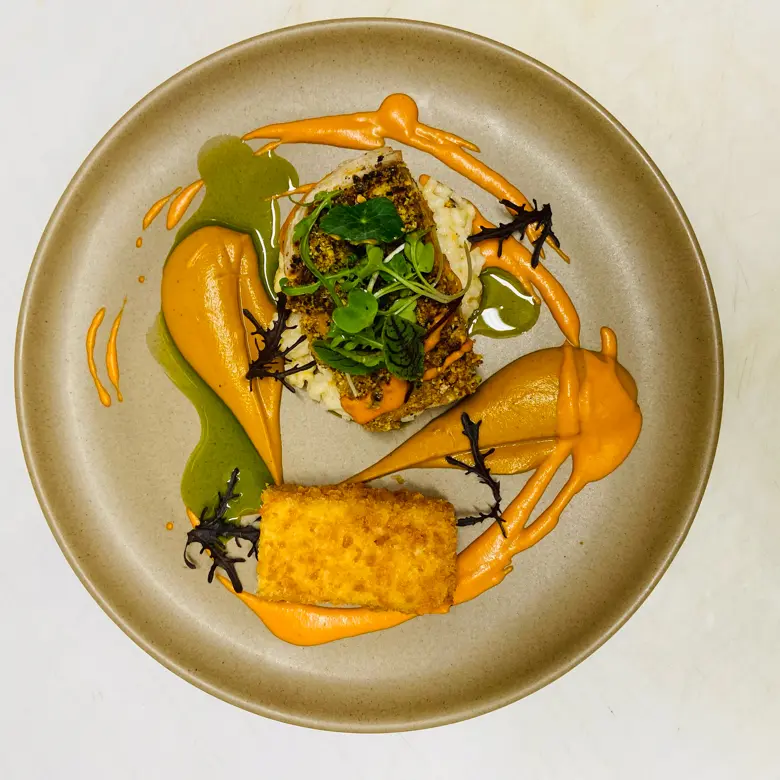 creation thumb for Esmedregal with romesco sauce