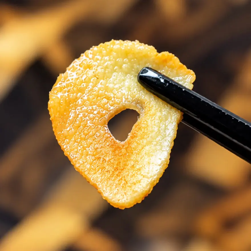 creation thumb for Chips de Ail Frits Croustillants