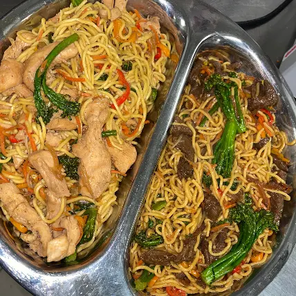 creation thumb for Chicken and steak stir fry