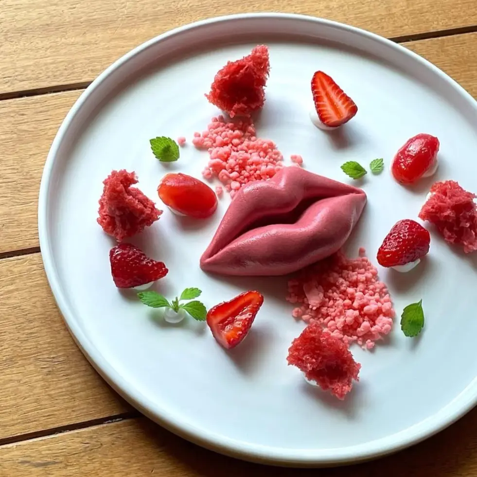 creation thumb for Valentine's Dessert - Strawberry & Tomato