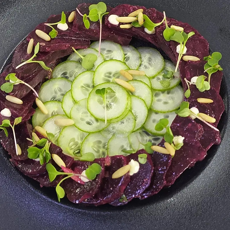 creation thumb for Beetroot , pine nut salad