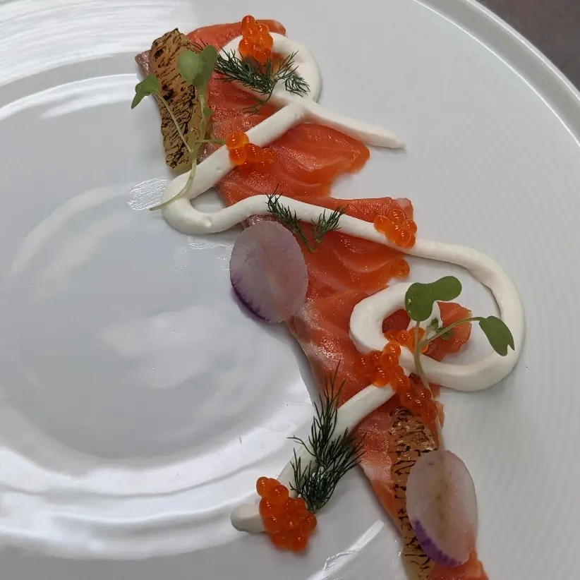 creation thumb for Salmon crudo
