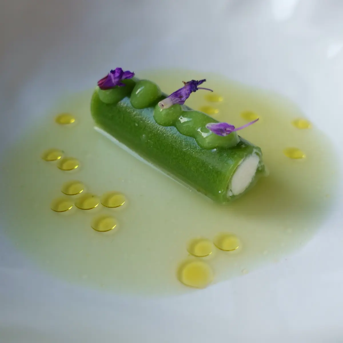 creation thumb for Savoy cabbage cylinder stuffed with ricotta and cucumber