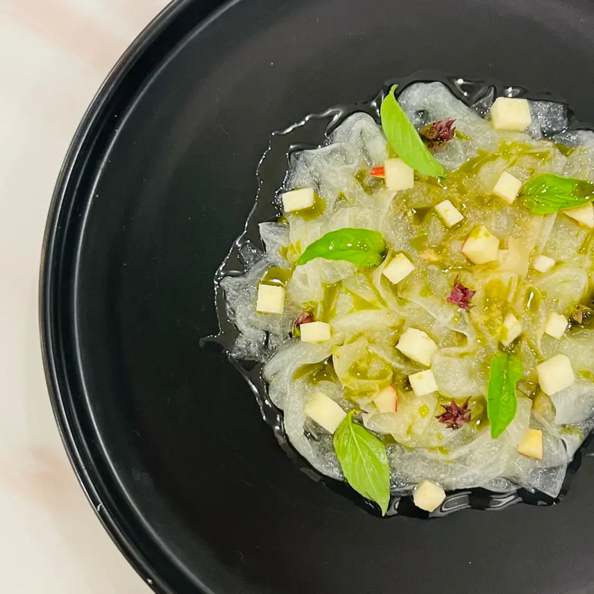 creation thumb for Pickled Melon Carpaccio