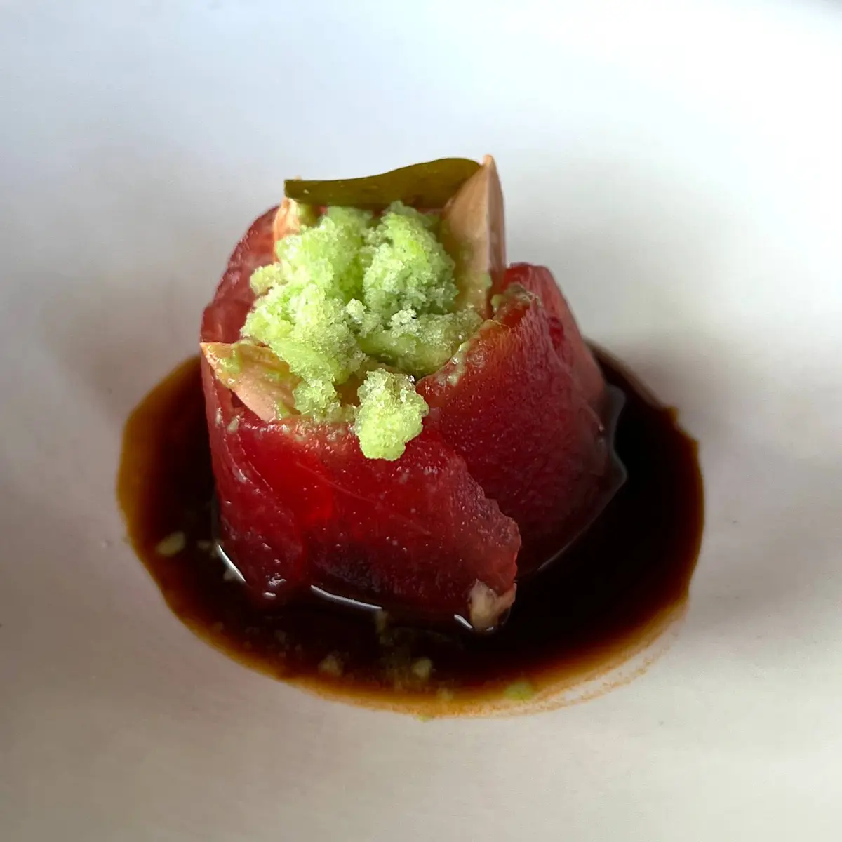creation thumb for Carpaccio di anguria al forno, capperi e chipotle