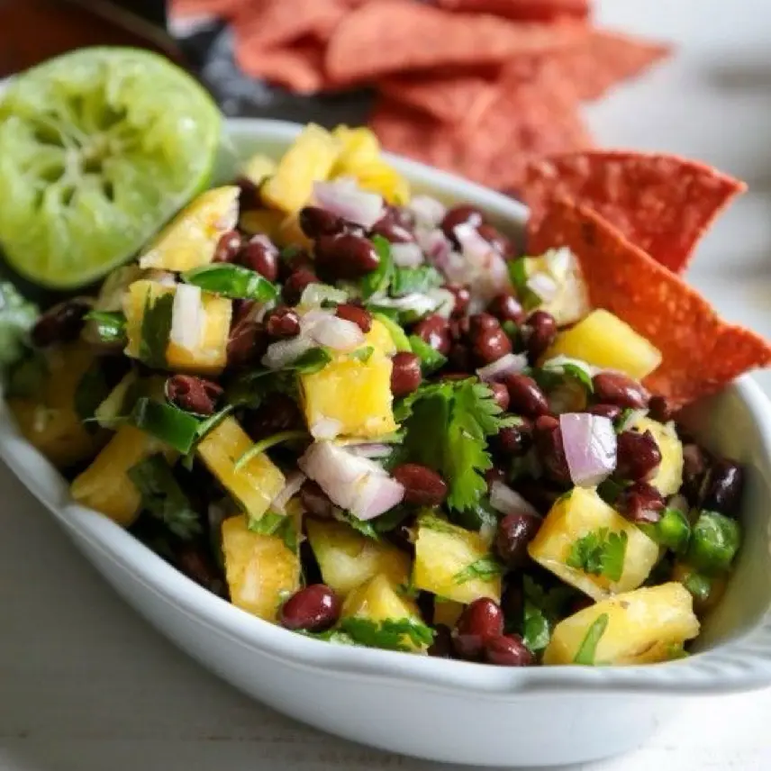 creation thumb for Pineapple Black Bean Salsa