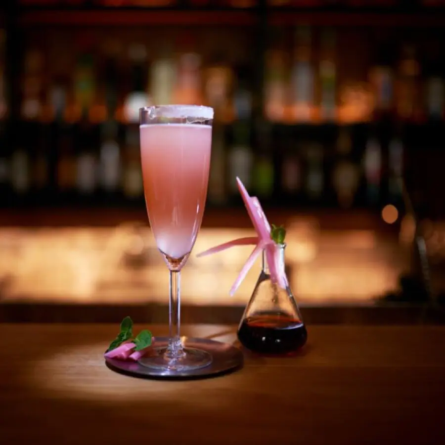 creation thumb for Rhubarb and Gin sparkling...