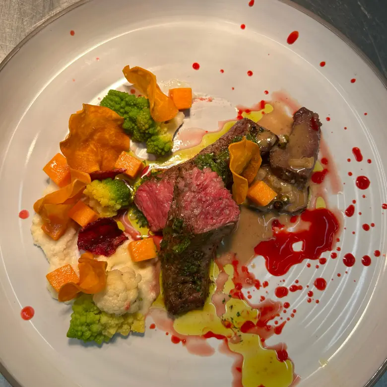 creation thumb for Flank steak|Romanesco|Cauliflower|Beetroot