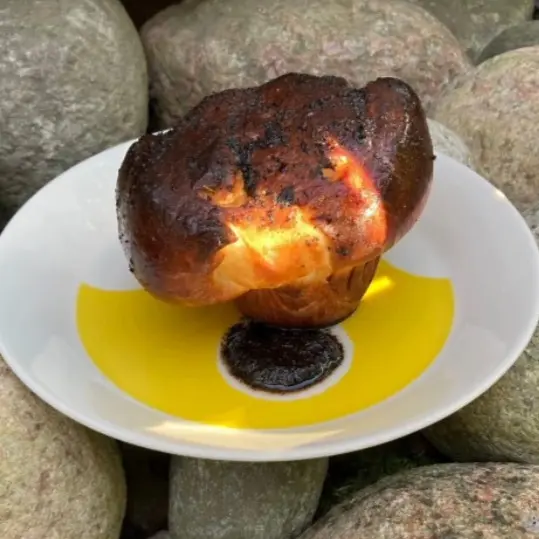 creation thumb for Homemade Autumn Brioche with Black Trumpet Oil