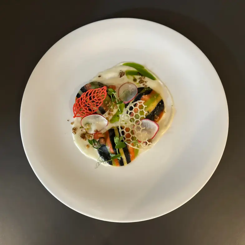 creation thumb for Colorful ravioli stuffed with ricotta and dried tomato