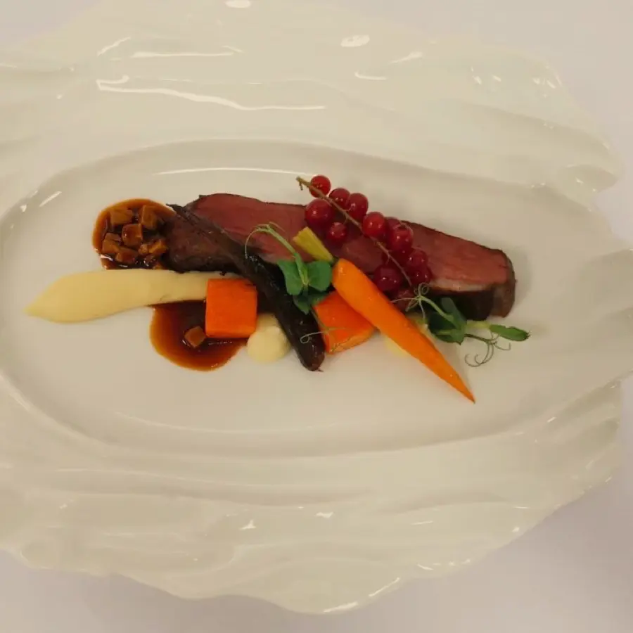 creation thumb for good afternoon this is my new post i hopefully u like and tell feedback if u can thanx alot again and have good day now plate description Angus Beef Sirloin sous vide and cook in oven 75-80 c flashing and pest with flavour butter with thyme and garlic ,ro