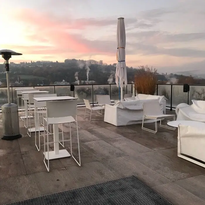 creation thumb for The early morning catches the worm 🌄 our rooftop bar