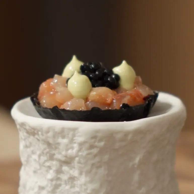 creation thumb for Tartelletta di alga nori