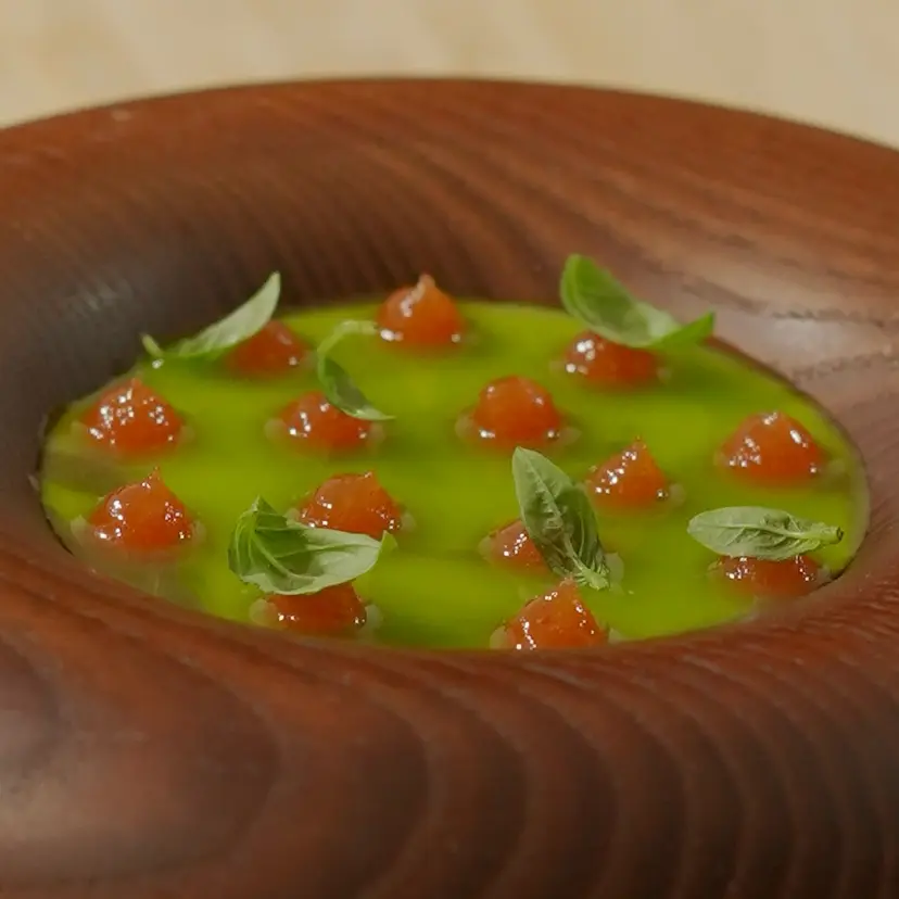 creation thumb for Savoury burrata pannacota