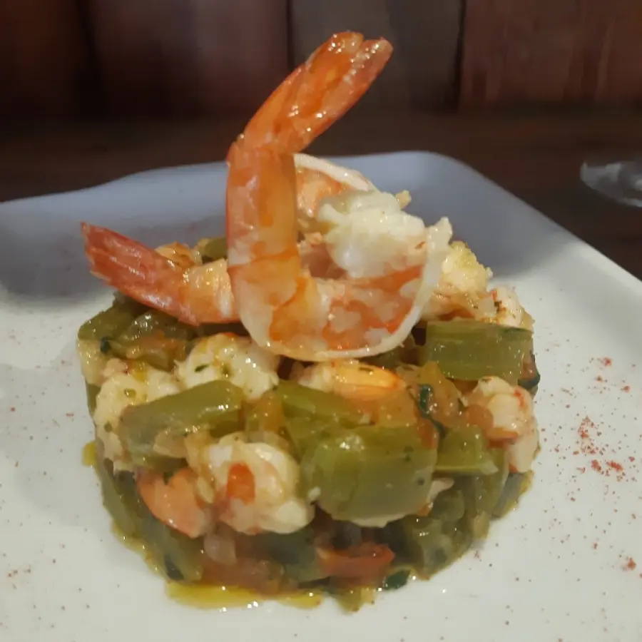 creation thumb for Cactus and prawns.