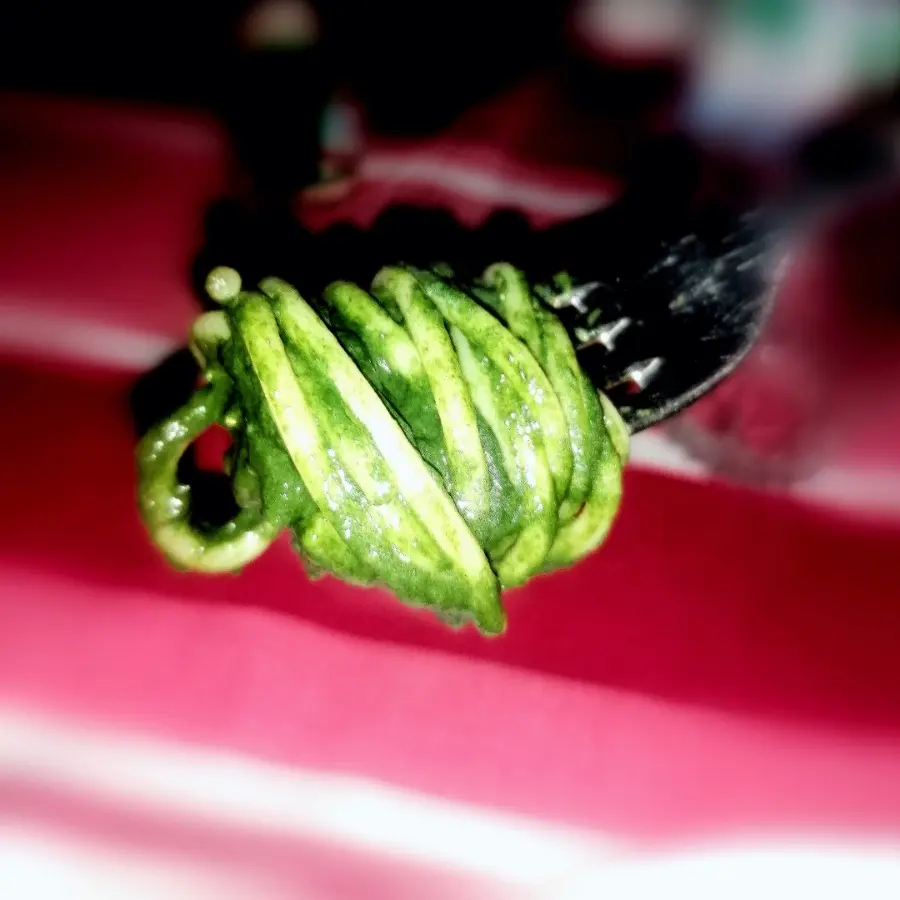 creation thumb for Chicory and bottarga spaghettoni