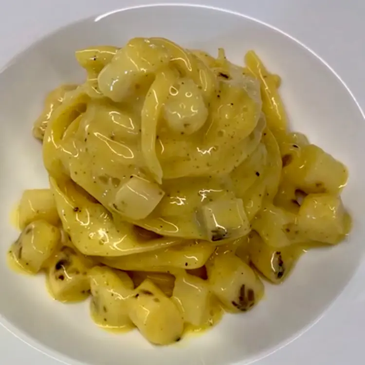 creation thumb for Grilled asparagus carbonara