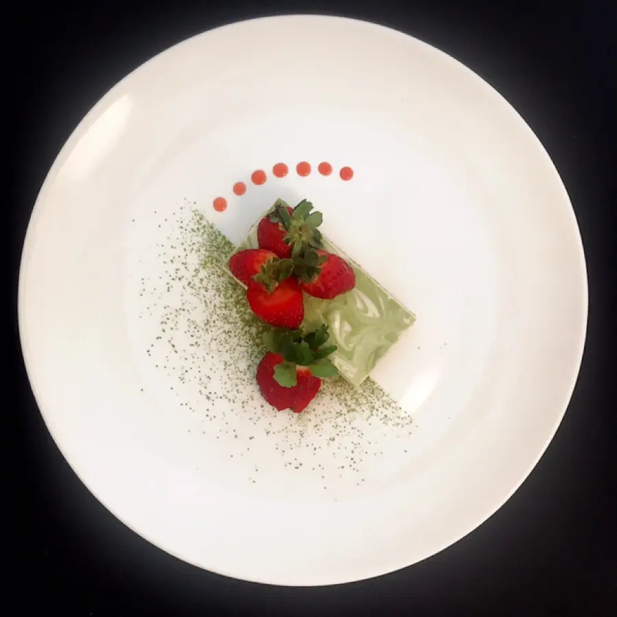 creation thumb for My latest recipe - Matcha Tofu Cheesecake